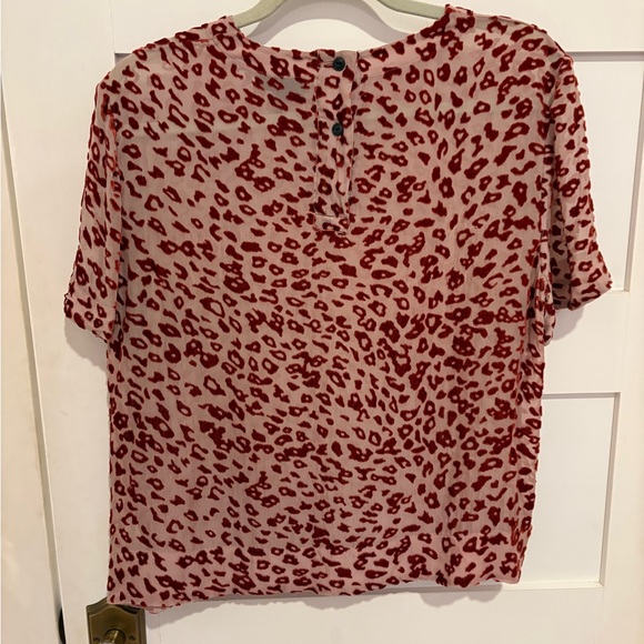 Rag & Bone Pink Patterned Blouse - Picture 4 of 9